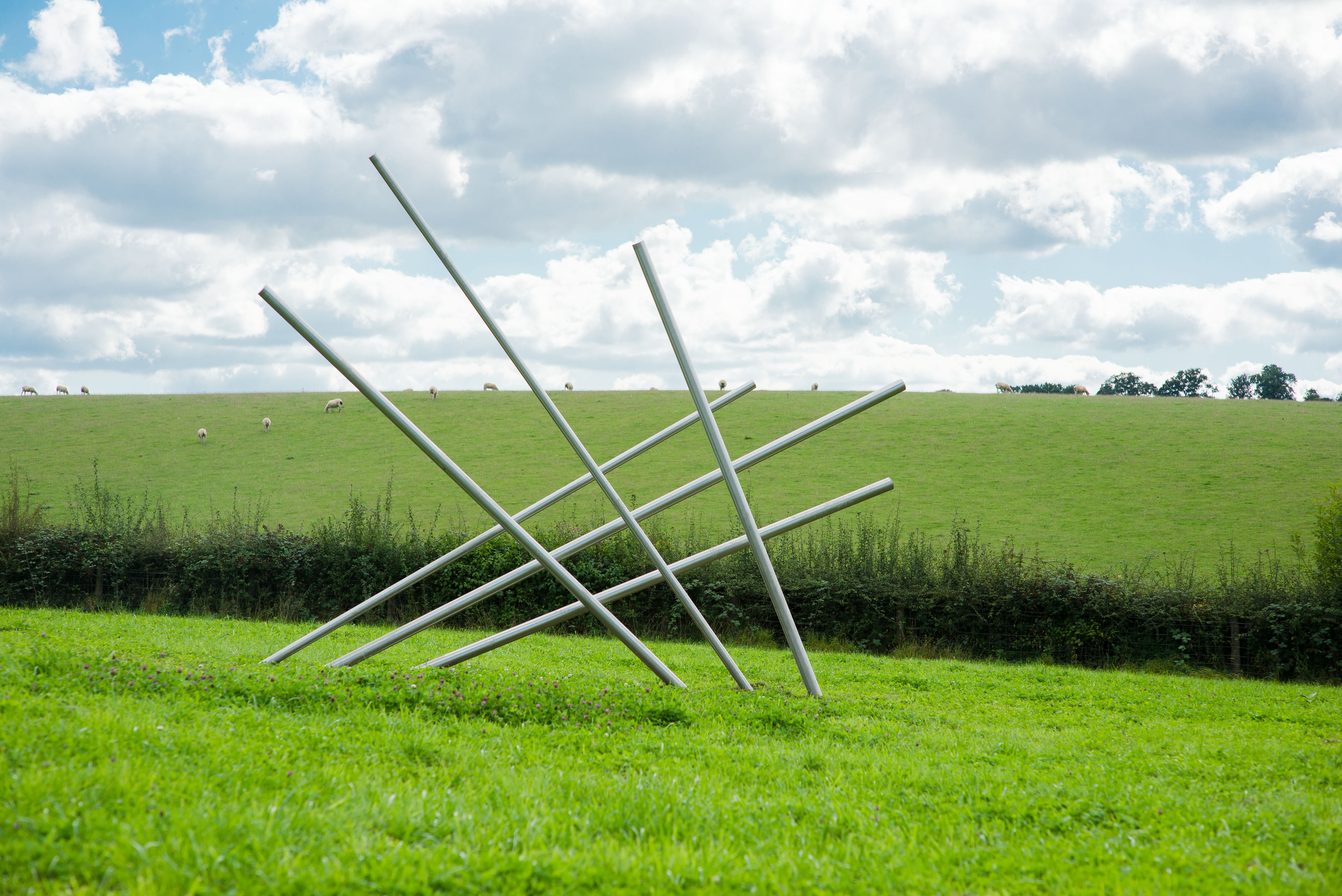 Sunburst - metal art sculpture